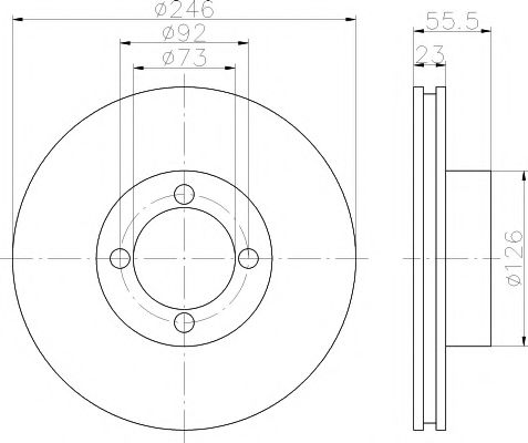 Disc frana