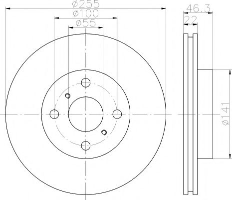 Disc frana