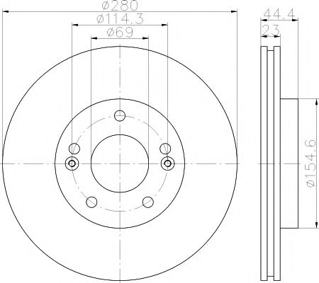 Disc frana