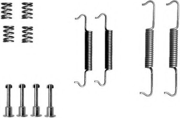set accesorii, saboti frana parcare