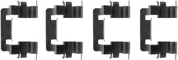 Set accesorii, placute frana