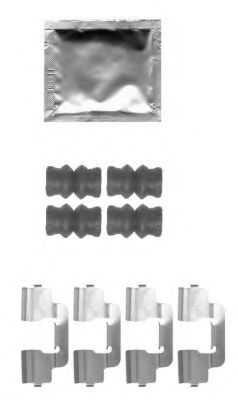 Set accesorii, placute frana