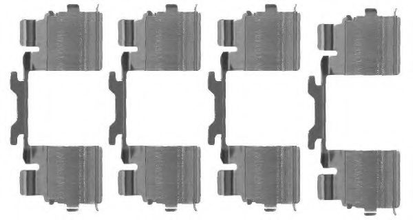 Set accesorii, placute frana