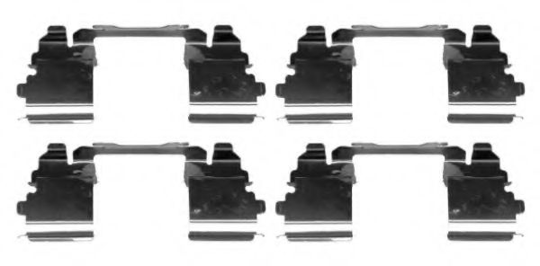 Set accesorii, placute frana