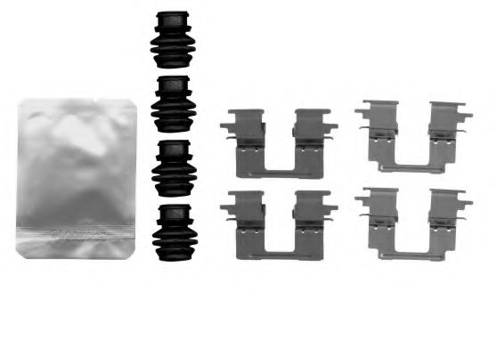 Set accesorii, placute frana