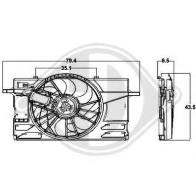 Ventilator, radiator