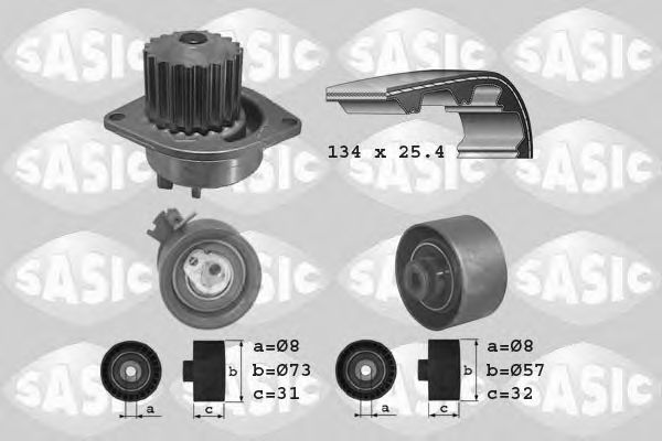 Set pompa apa + curea dintata