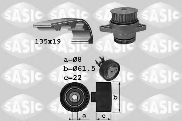 Set pompa apa + curea dintata