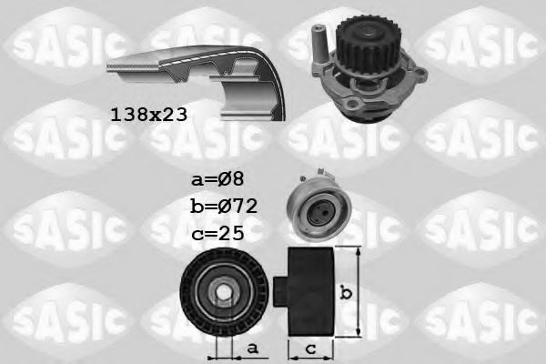 Set pompa apa + curea dintata