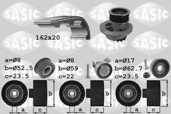 Set pompa apa + curea dintata