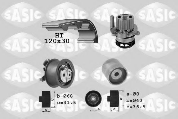 Set pompa apa + curea dintata