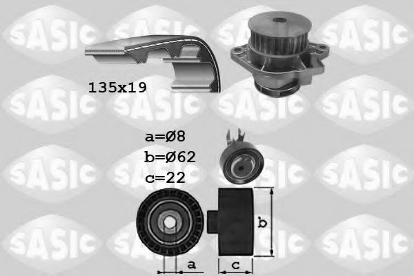 Set pompa apa + curea dintata