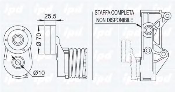 intinzator,curea transmisie