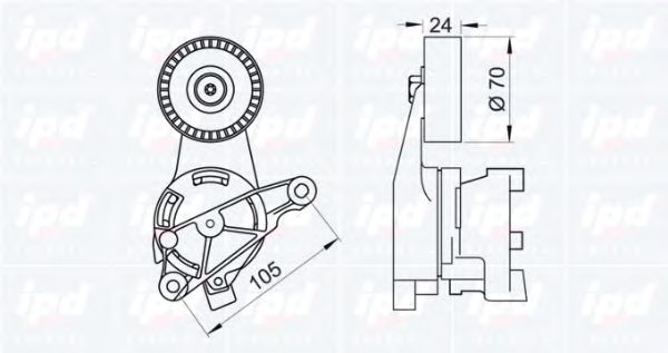 intinzator,curea transmisie