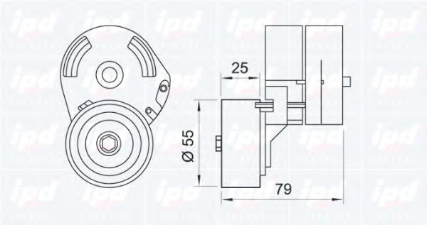 Intinzator curea, curea distributie