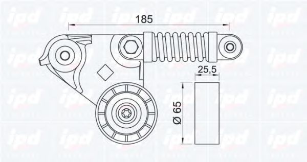 Intinzator curea, curea distributie