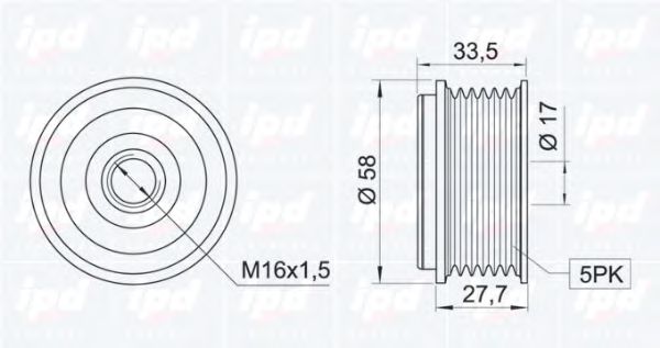 Sistem roata libera, generator