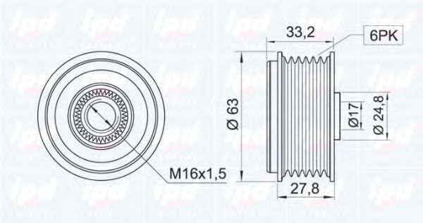 Sistem roata libera, generator