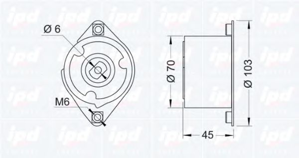 Intinzator curea, curea distributie