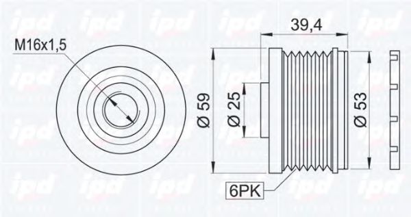 Sistem roata libera, generator