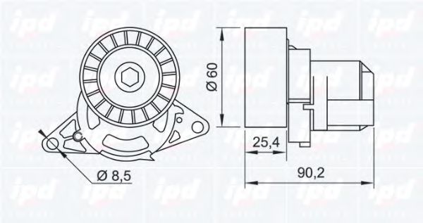 intinzator,curea transmisie