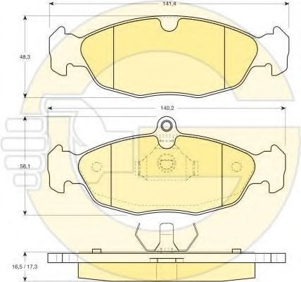 Set frana, frana disc