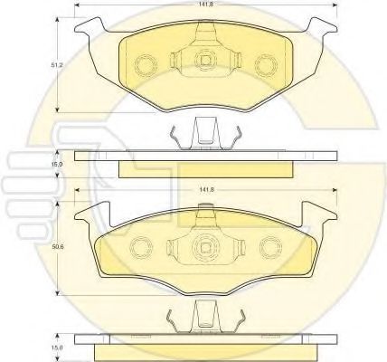 Set frana, frana disc