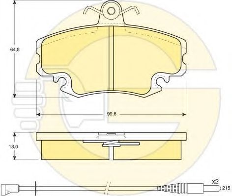 Set frana, frana disc