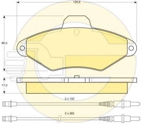 Set frana, frana disc