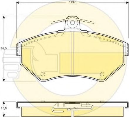 Set frana, frana disc