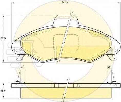 Set frana, frana disc