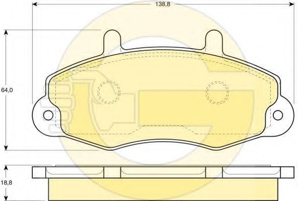 Set frana, frana disc