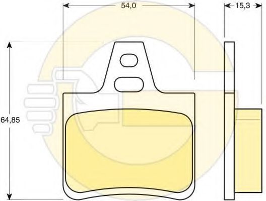 Set frana, frana disc