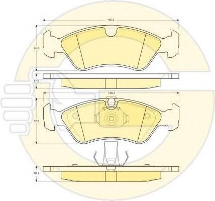 Set frana, frana disc