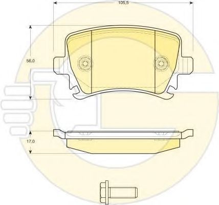 Set frana, frana disc
