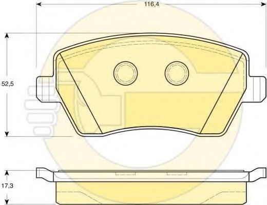 Set frana, frana disc