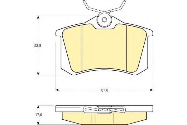 Set frana, frana disc