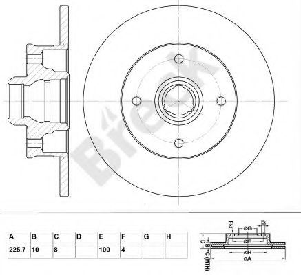 Disc frana