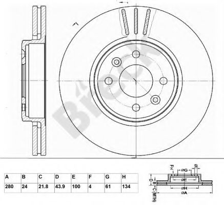 Disc frana