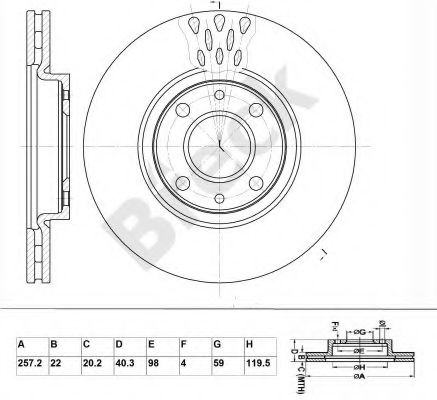 Disc frana