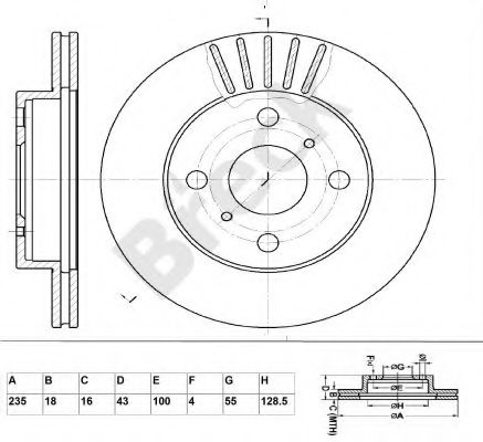 Disc frana