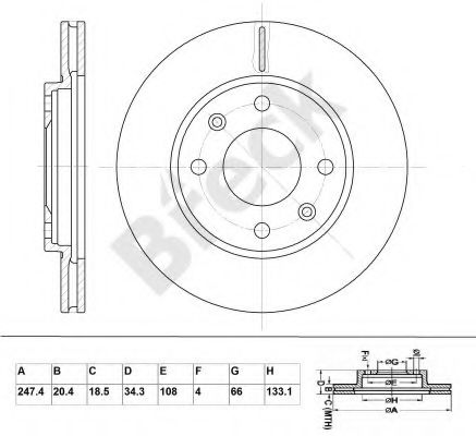 Disc frana