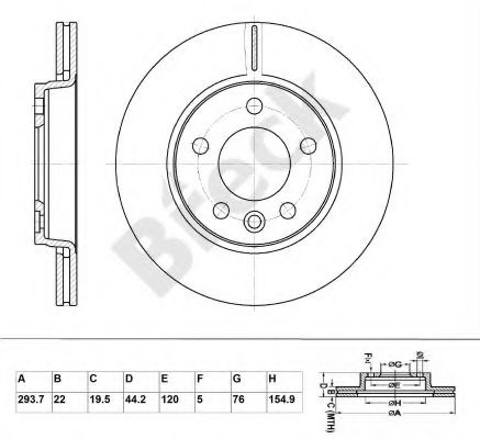 Disc frana