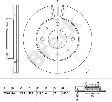 Disc frana