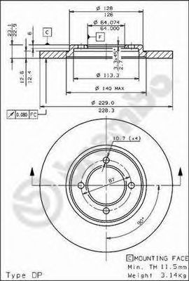 Disc frana