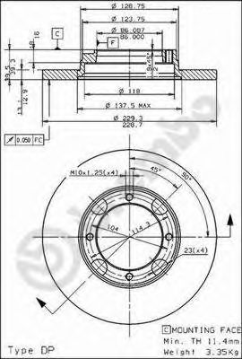 Disc frana