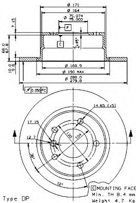 Disc frana