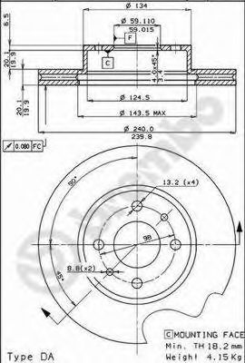 Disc frana