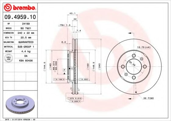 Disc frana