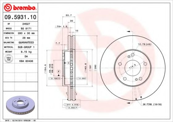 Disc frana